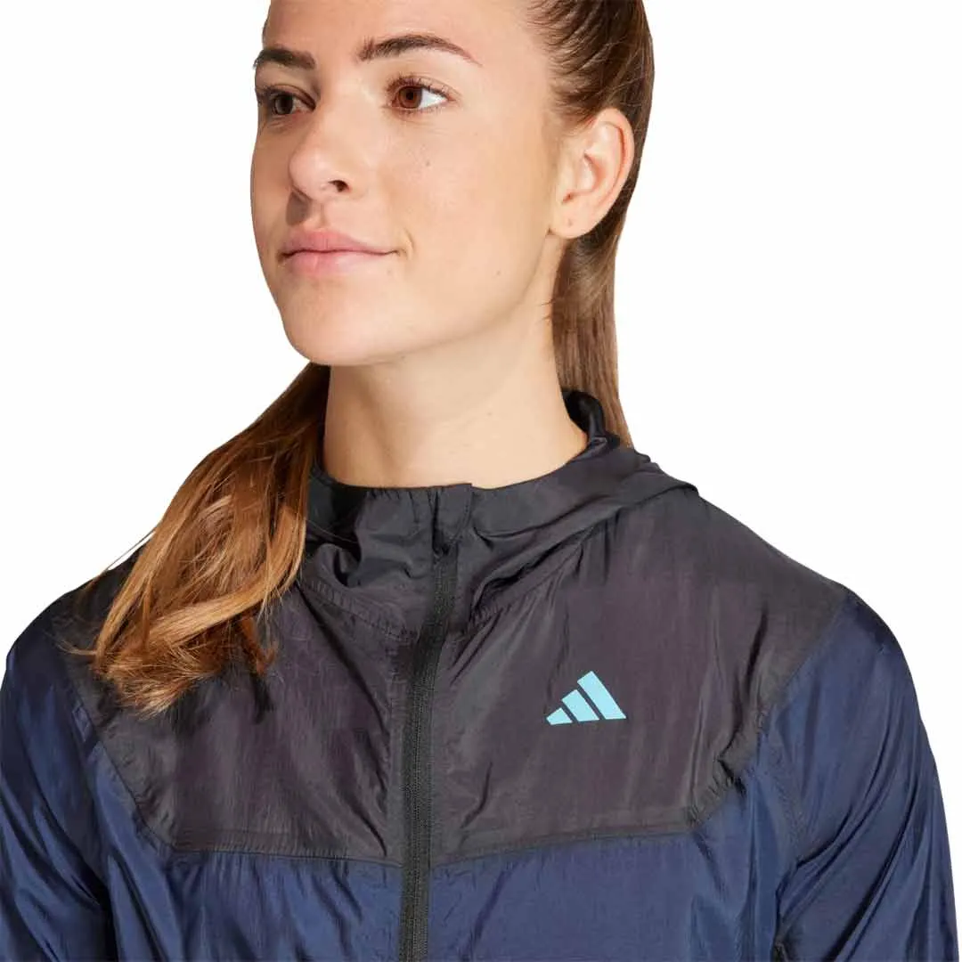 Double Breasted Hiking Trail Outfit adidas - Women's Adizero Running Jacket (IM4165)