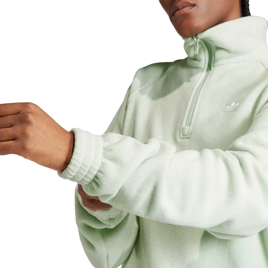 Weekend Casual Fit adidas - Women's Neutral Court Polar Fleece 1/4 Zip Track Top (IS5242)