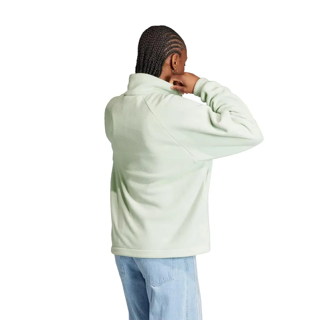 adidas - Women's Neutral Court Polar Fleece 1/4 Zip Track Top (IS5242) BreathableLining