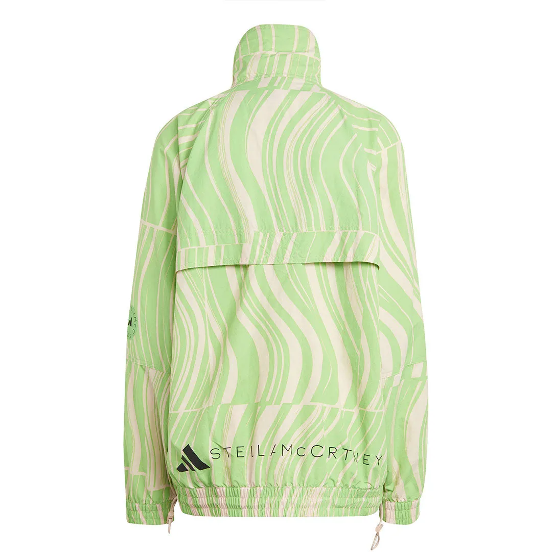 adidas - Women's adidas By Stella McCartney Printed Tracktop (HS0988) Easy Movement Cut Compression Fold Design