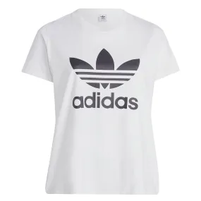 adidas - Women's Adicolor Classics Trefoil T-shirt (Plus Size) (HY8346) Flexible Zipper Guards