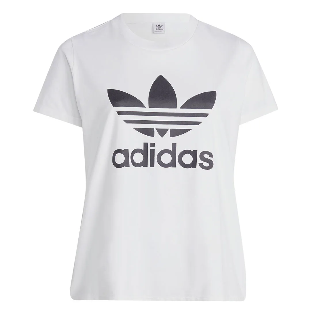 adidas - Women's Adicolor Classics Trefoil T-shirt (Plus Size) (HY8346) Flexible Zipper Guards
