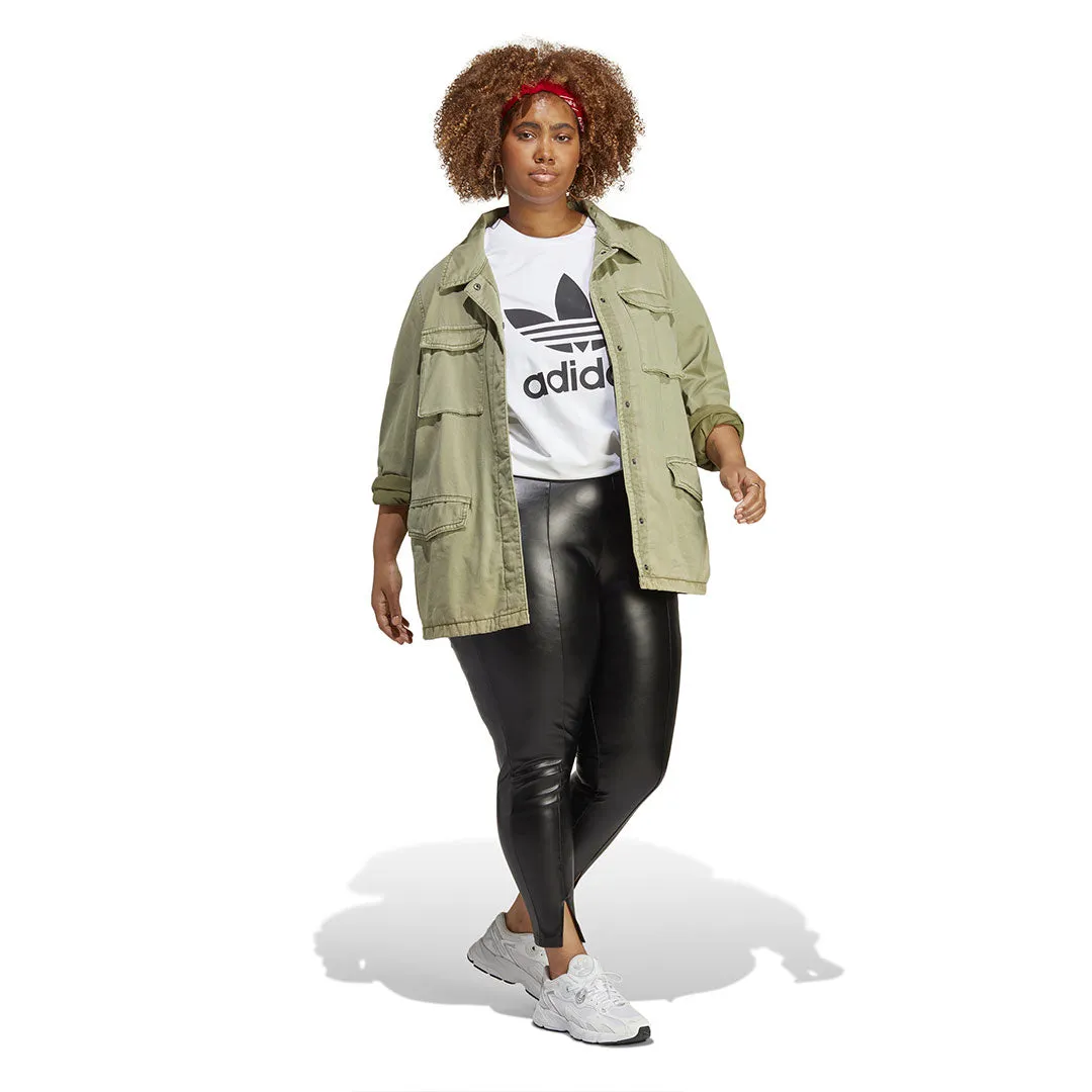 adidas - Women's Adicolor Classics Trefoil T-shirt (Plus Size) (HY8346) Contemporary Fit MultiPocket Layout