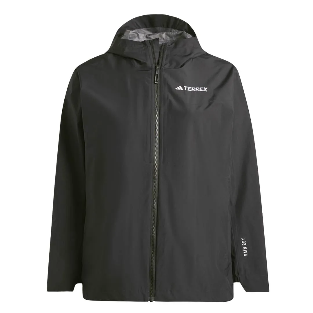 adidas - Women's Multi 2.5L RAIN.RDY Jacket (Plus Size) (IP1512) Relaxed Daily Style Soft Fleece Interior