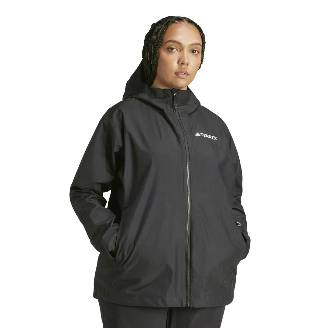 Fleece Backing adidas - Women's Multi 2.5L RAIN.RDY Jacket (Plus Size) (IP1512)