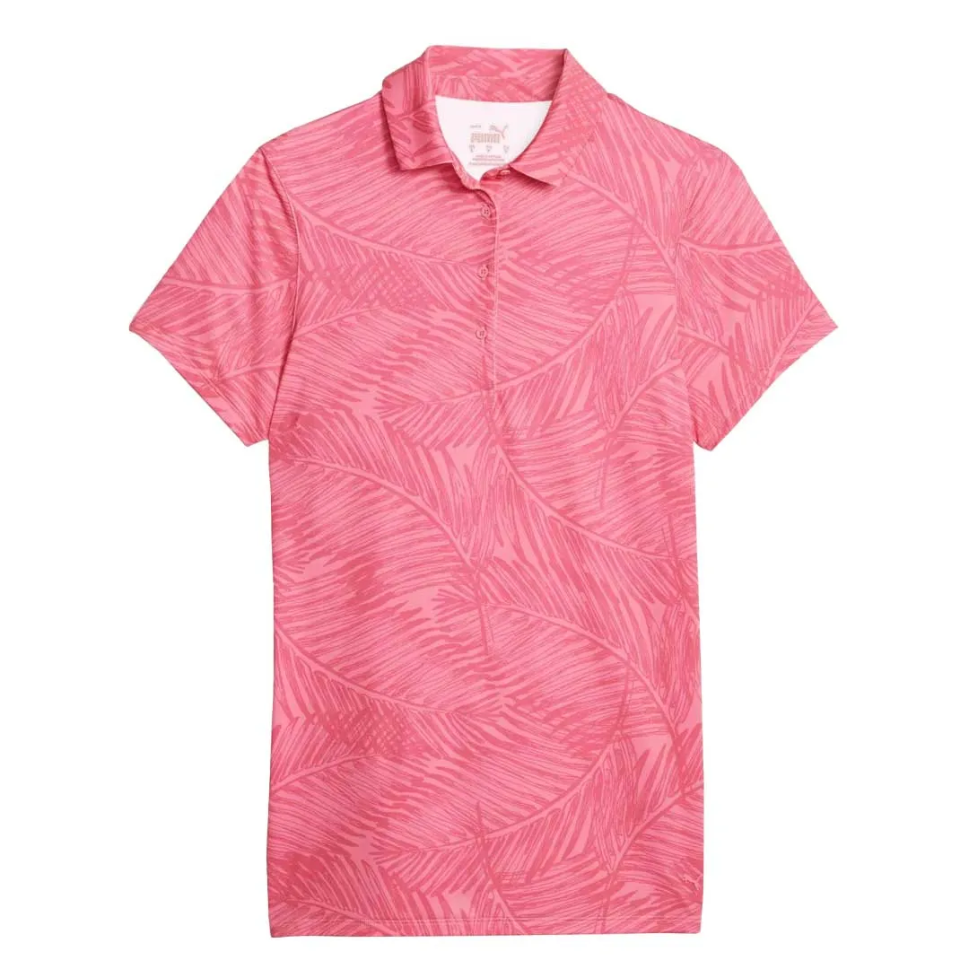 Puma - Women's MATTR Fern Short Sleeve Polo (621633 02) Abrasion Resistant Edging