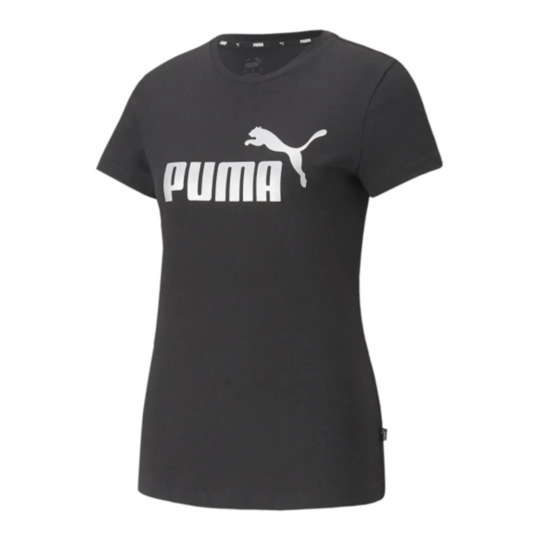 Puma - Women's Essential Metallic Logo T-Shirt (848303 51) Eco Friendly Padding