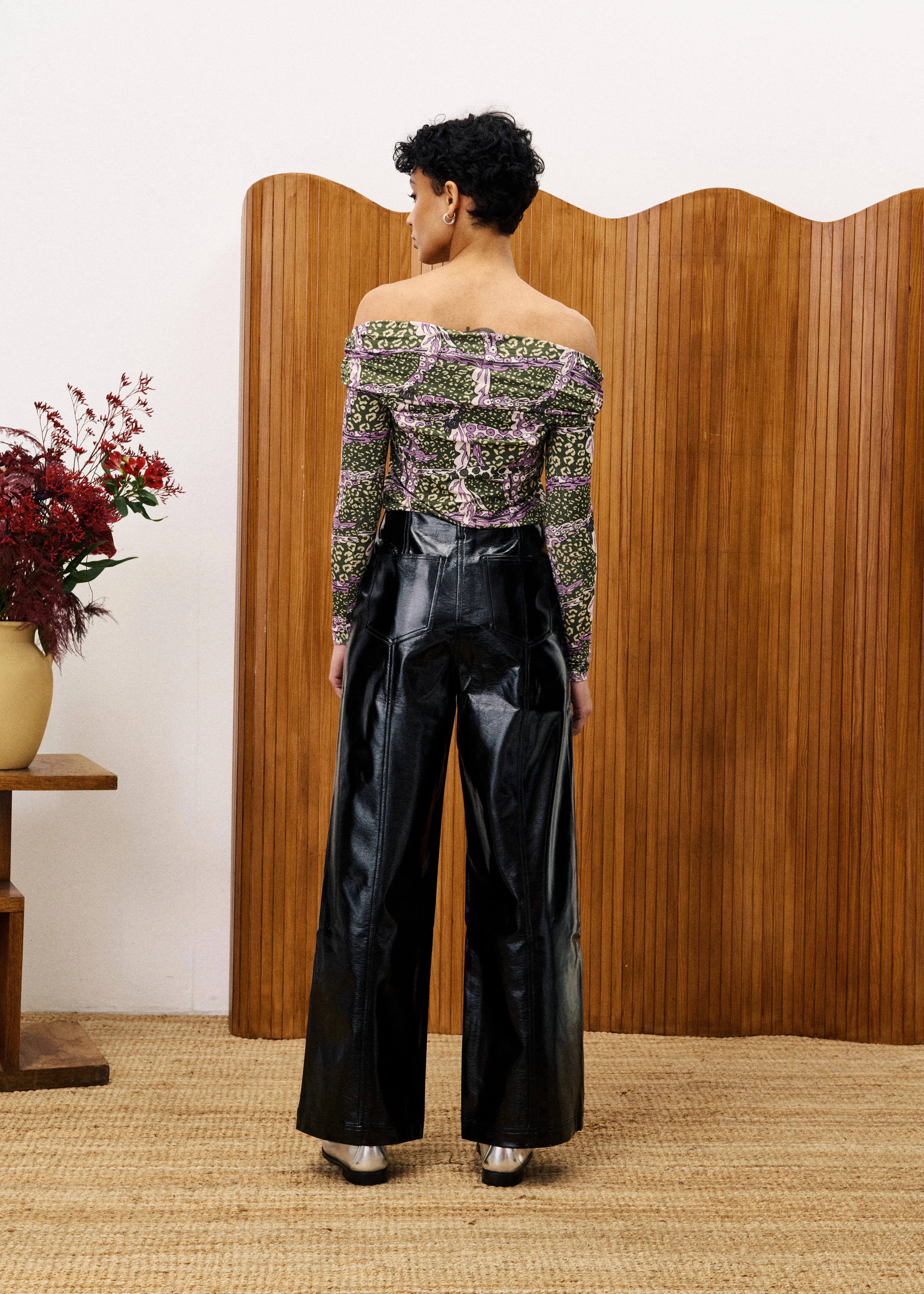 TaglessComfort CASSANDRA VINYL SIAMESE PANTS