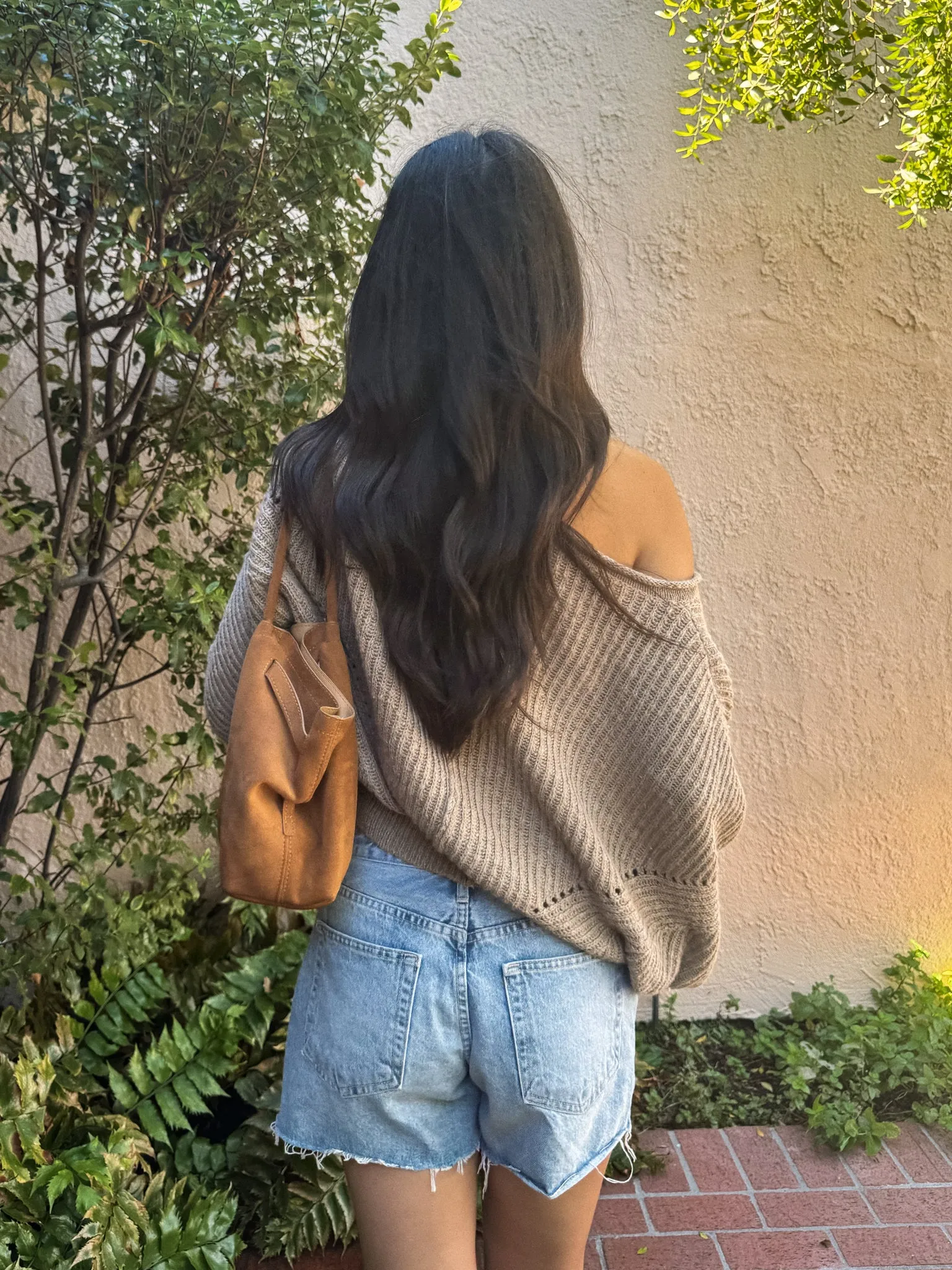 Urban Sporty Aria Ribbed Sweater in Olive