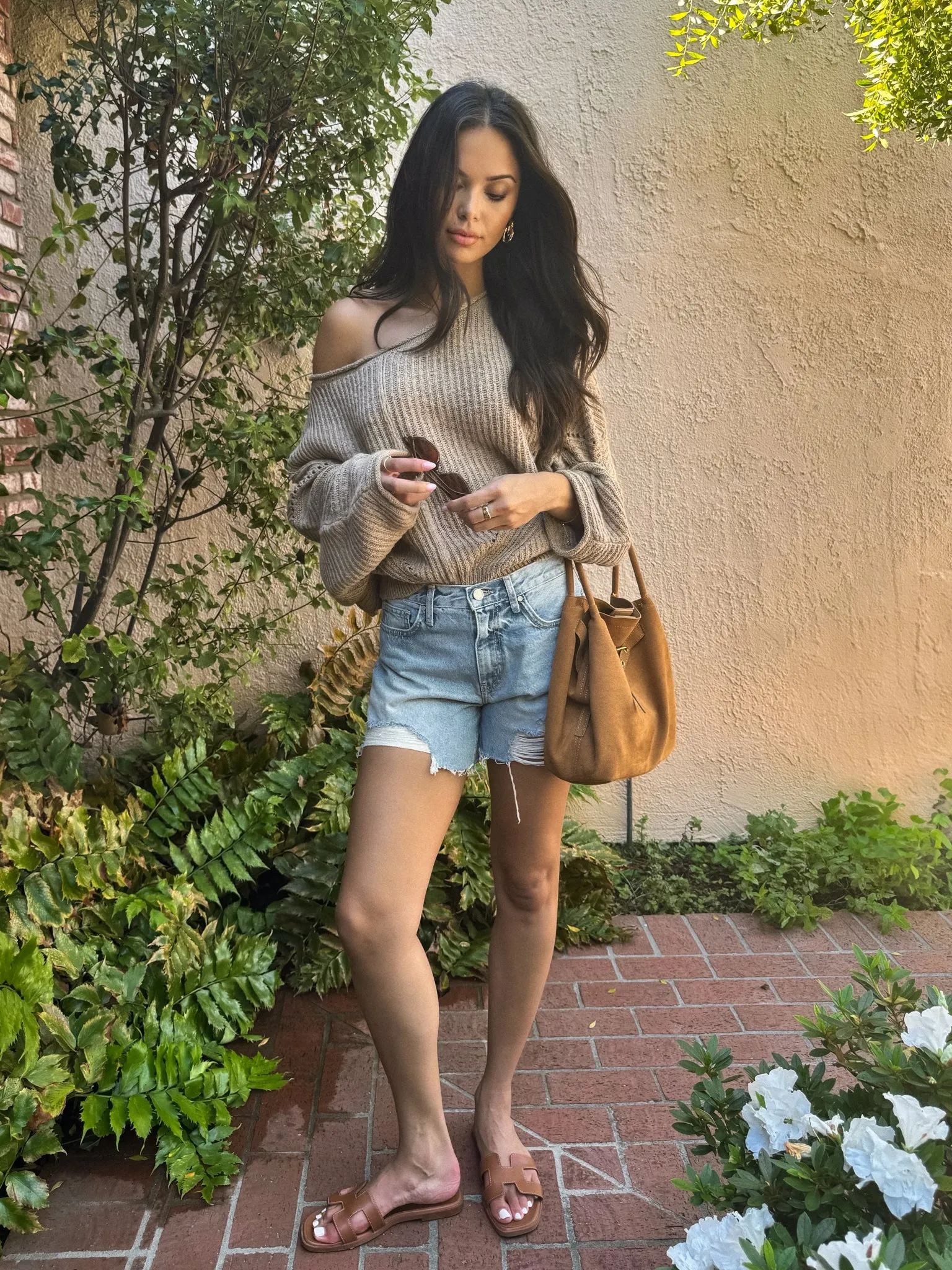 Aria Ribbed Sweater in Olive Warm Hues neon colors