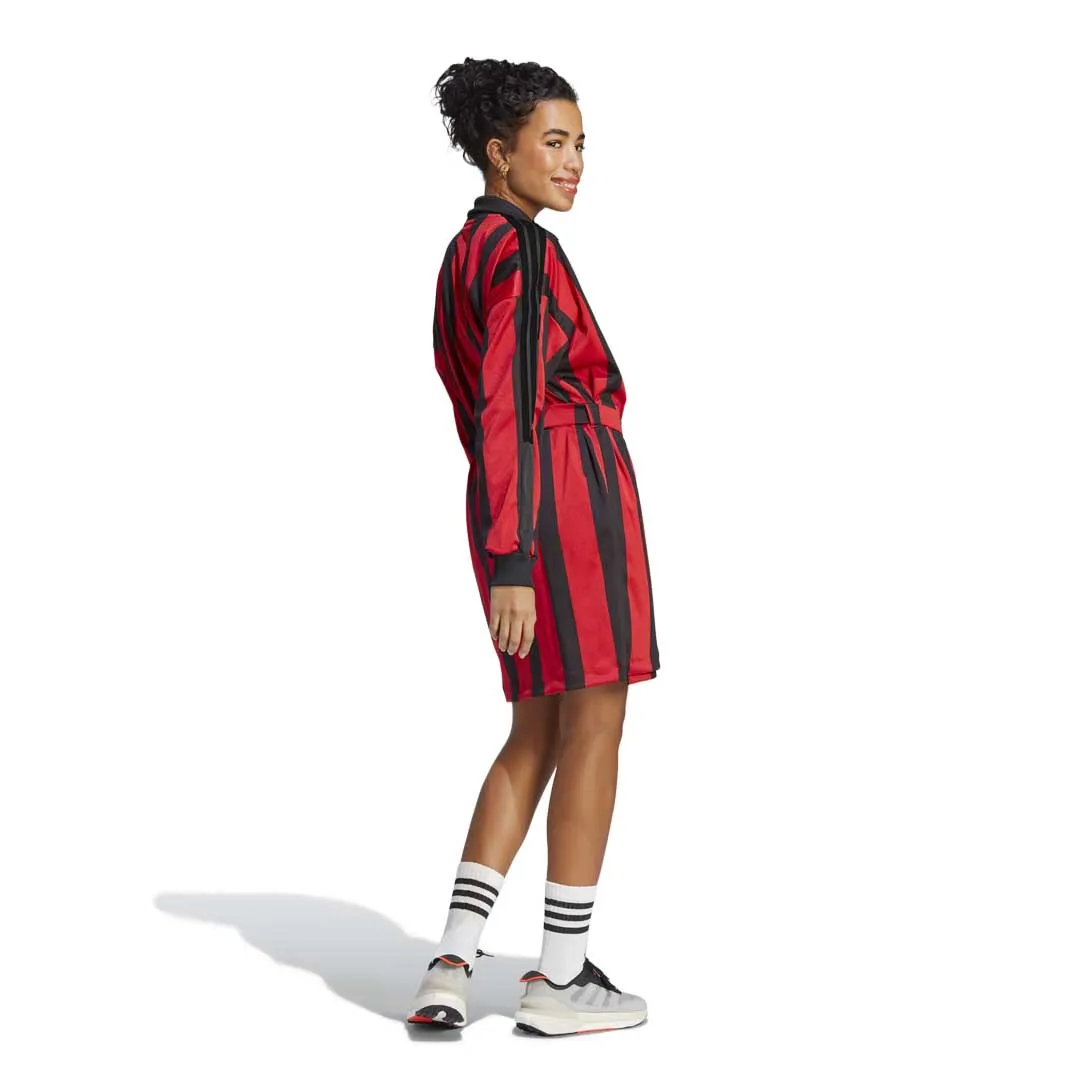 Glossy Finish Weekend Ready Look adidas - Women's Jacquard Jersey Dress (IC6630)