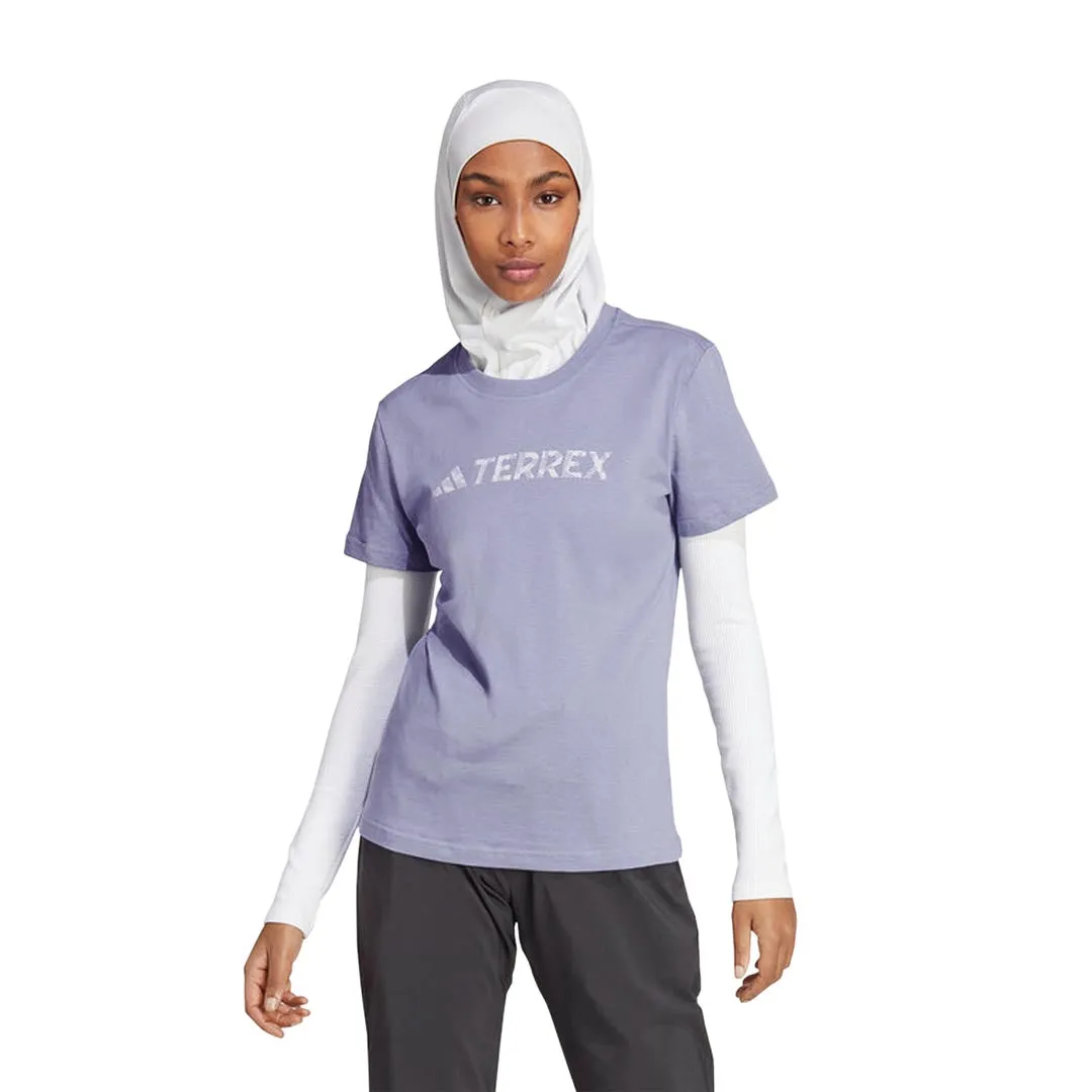 Warmth Without Bulk adidas - Women's Terrex Classic Logo T-Shirt (HY4049)