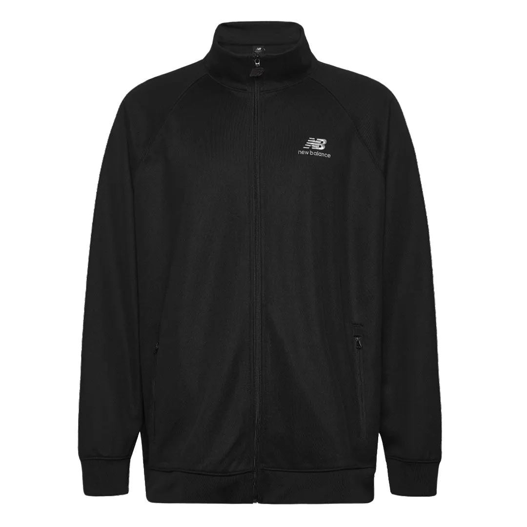 Noise Reduced Fabric New Balance - Unisex Uni-ssentials Track Jacket (UJ23500 BK)