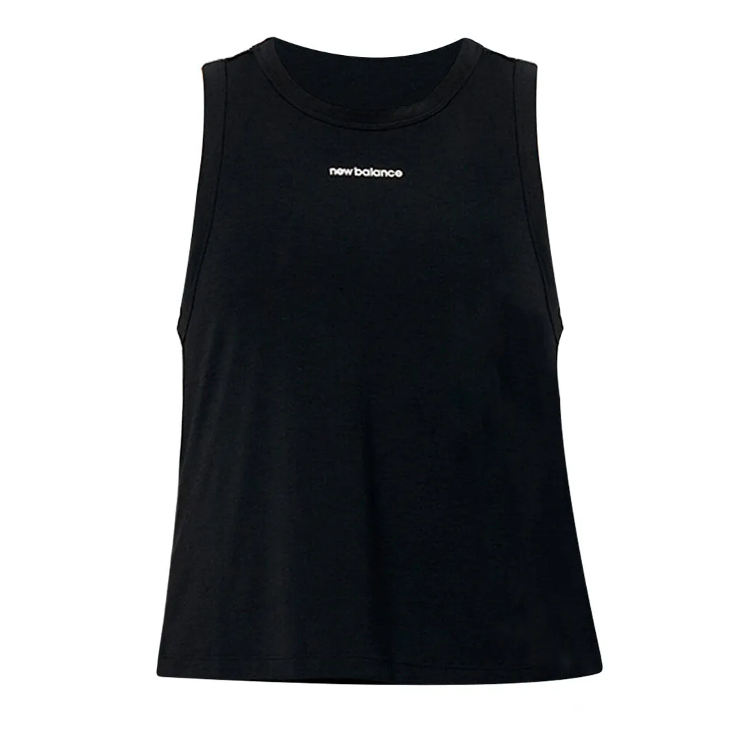 New Balance - Women's Achiever Tank Top (WT31104 BK) Eco Friendly Coating Lined Pockets