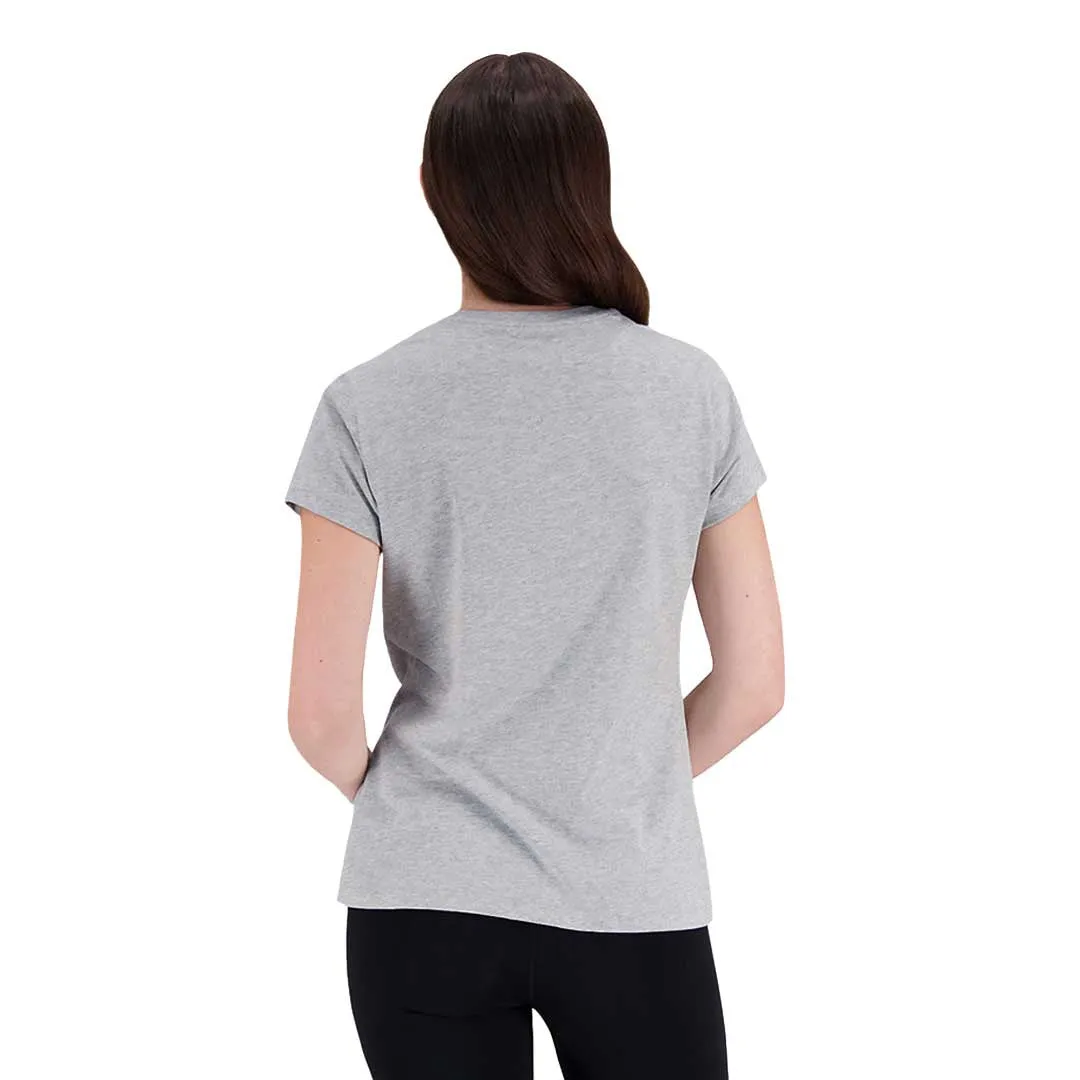 New Balance - Women's Essentials Stacked Logo T-Shirt (WT31546 AG) WaterRepellentExterior Airflow Optimization