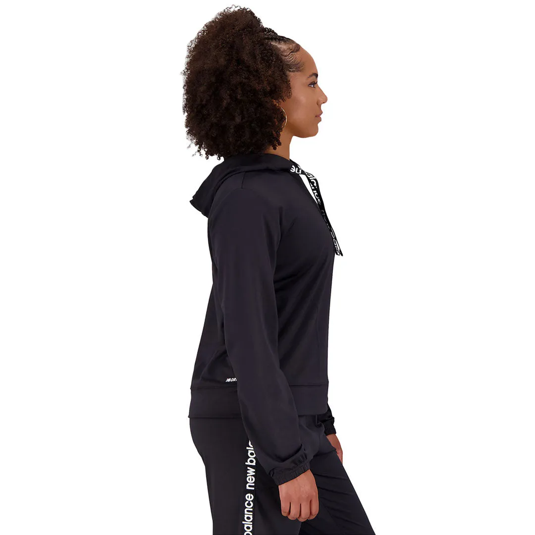 New Balance - Women's Relentless Terry Hoodie (WT31180 BK) Outdoor Trip Mild Weather