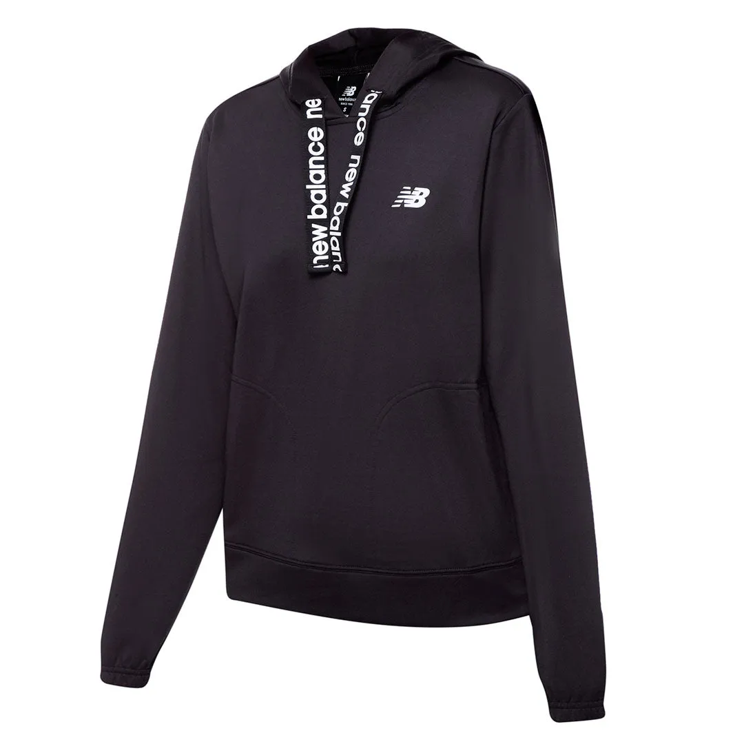 New Balance - Women's Relentless Terry Hoodie (WT31180 BK) Easy Care Material