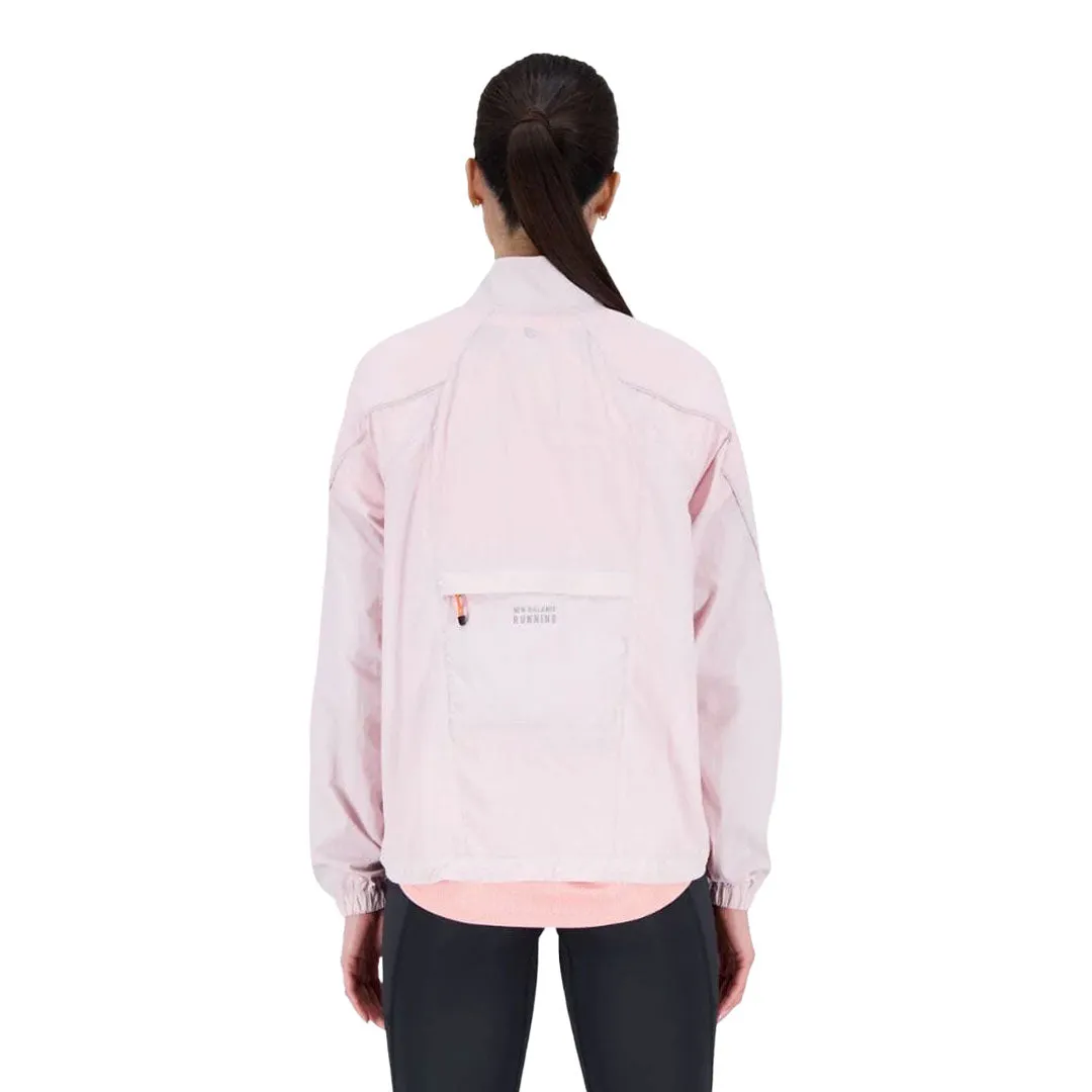 New Balance - Women's Run Light Jacket (WJ21265 SOI) Glow In The Dark Accents Odor Resistant Treatment