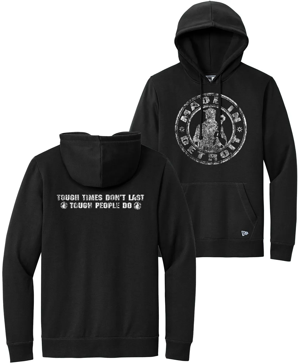 Travel Commuter Layer Stitched Look New Era MID Circle/Tough Times Hoodie