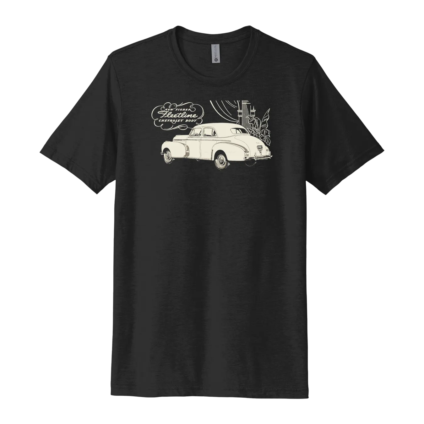 Stretch Wear Relaxed Design New Fisher Fleetline Chevrolet Body T-Shirt