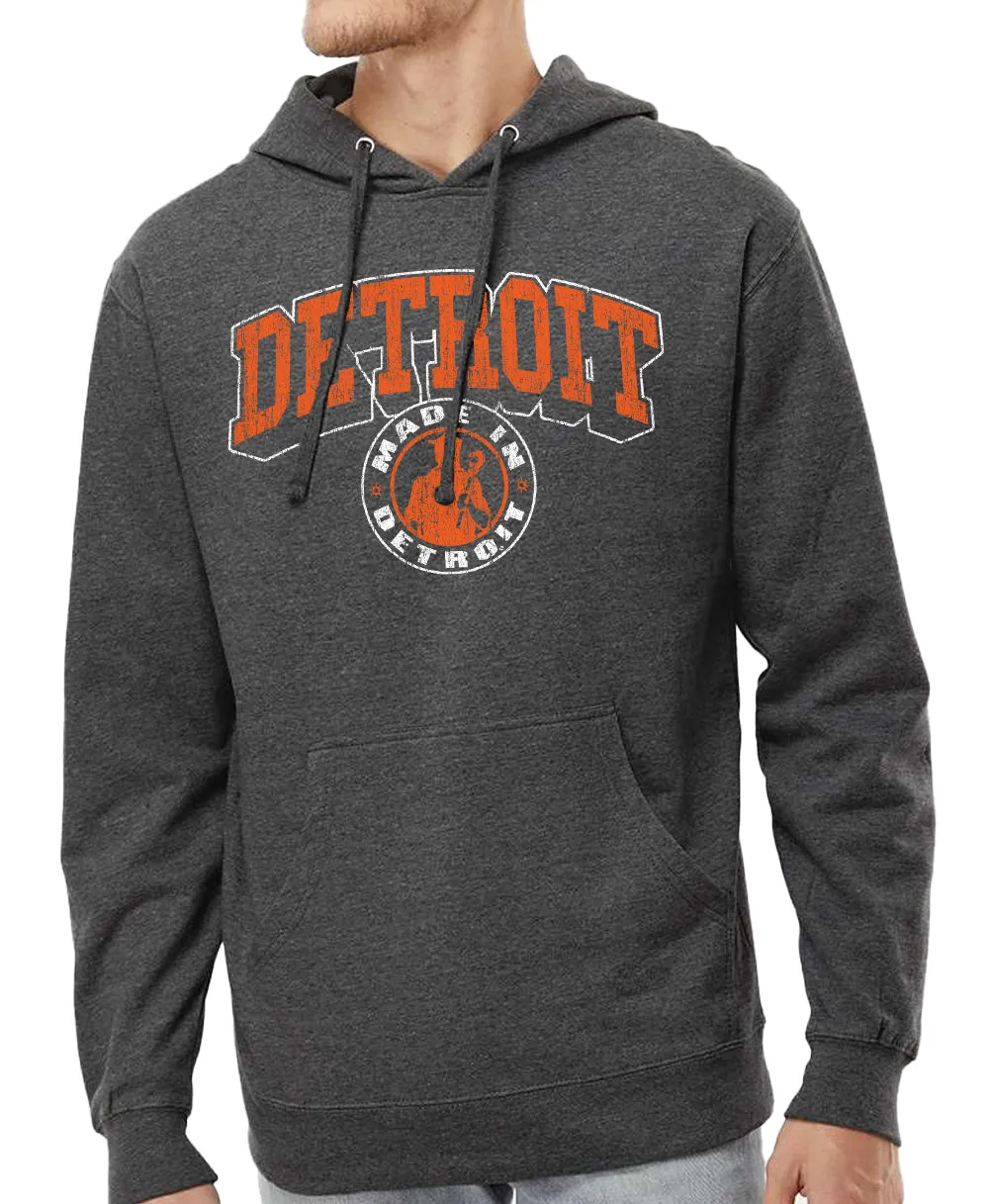 Arch Madness Charcoal Heather Hoodie Airflow Ventilation System Tear Resistant Fabric Blends