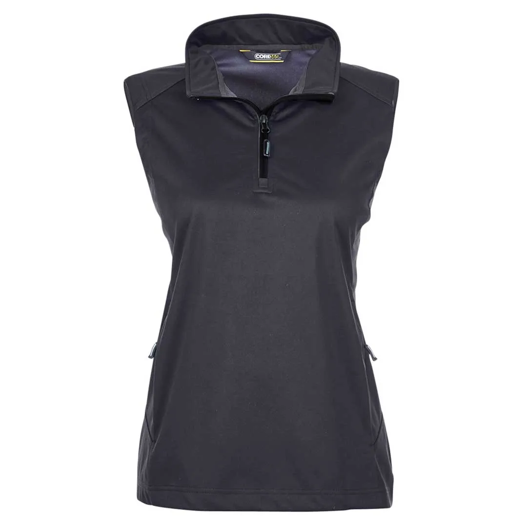 Core365 - Women's Techno Lite Knit Shell Vest (CE709W 456) MultiPocketStyle Smooth Zipper Glides