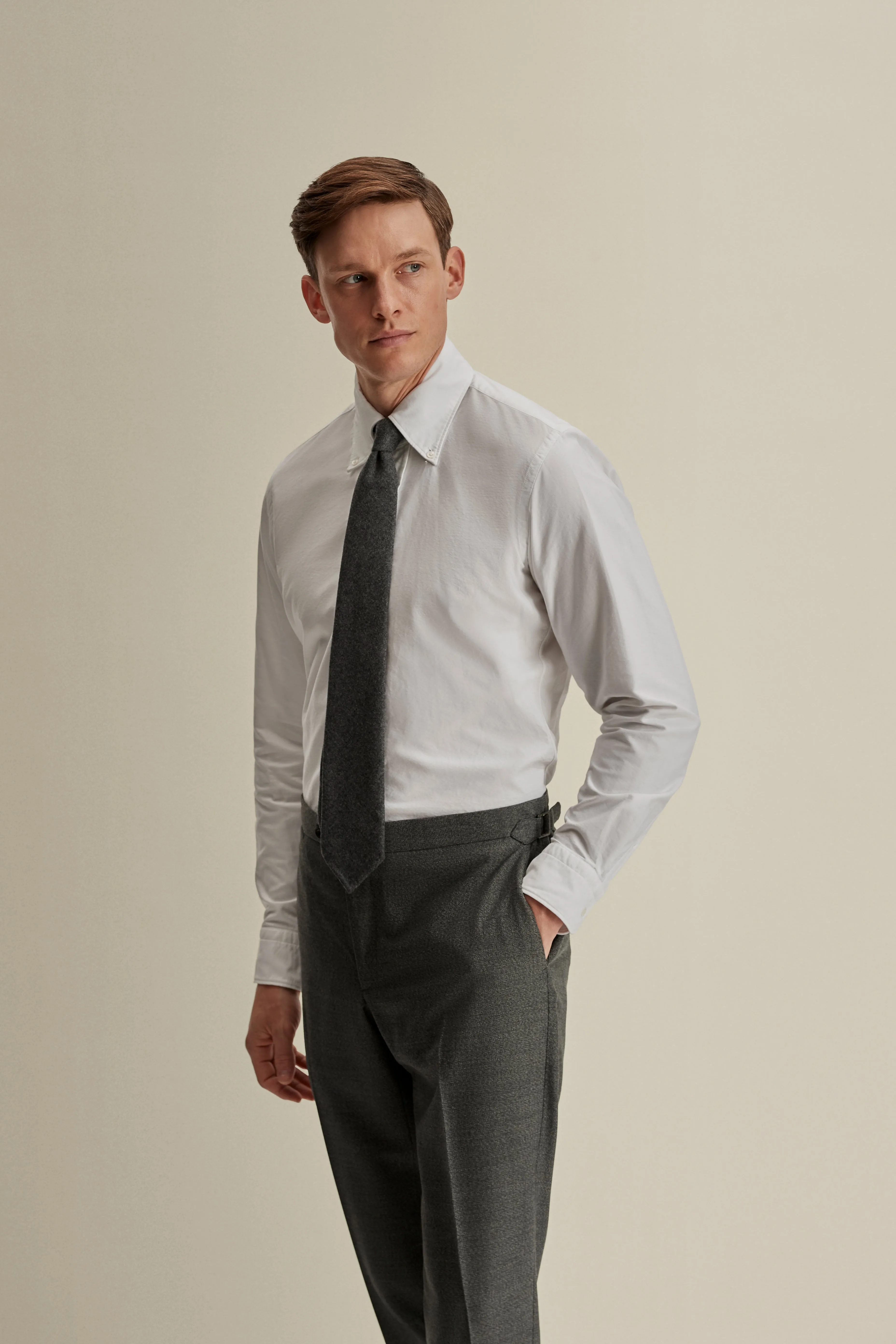 Heavy Cotton Casual Button Down Oxford Shirt Tall friendly Metallic Finish