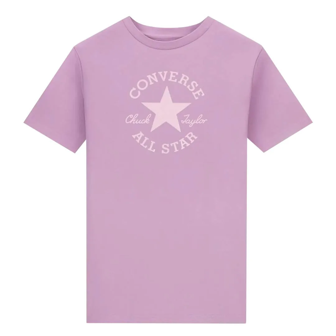 RecycledPolyester Stretch Panels Converse - Women's Chuck Patch Glitter T-Shirt (10027077 A05)