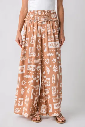 Ocean Drive Ocean Paradise Printed Cotton Blend Pant Warm Fit Layered Comfort