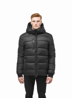 Minimal Daily Fit Casual Outdoor Look Oliver Men's Reversible Puffer Jacket