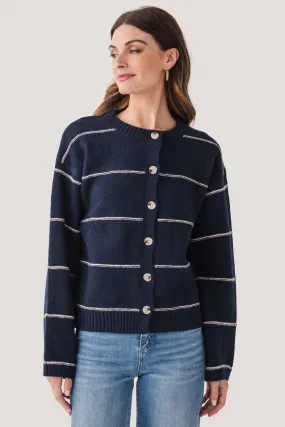 Bar Night product gemstone luxury Buttermelon Striped Cardigan