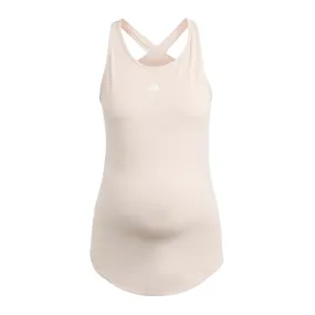 adidas - Women's Slim-Fit Tank Top (Maternity) (IB8545) Anti Slip Shoulder Pads