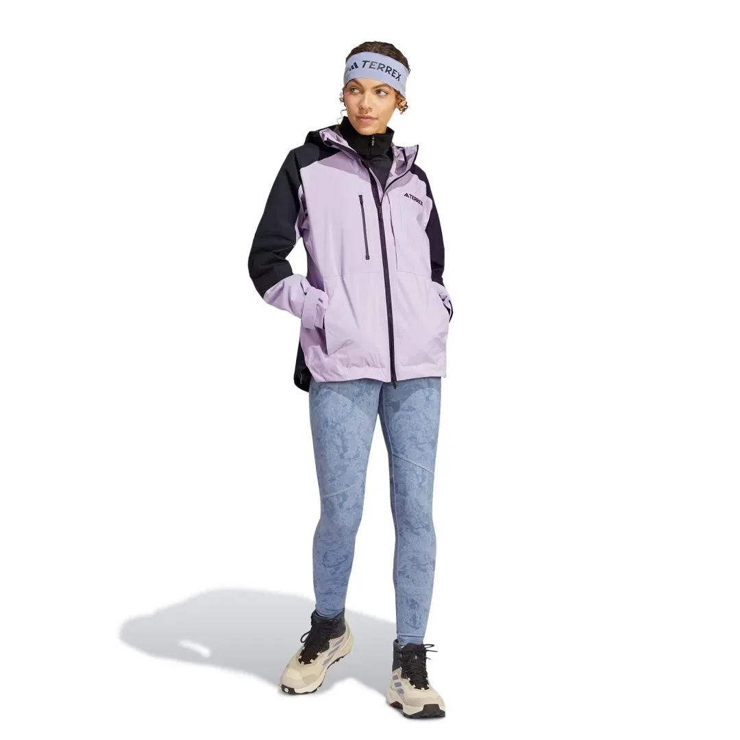 adidas - Women's Terrex Xploric Rain.Rdy Hiking Jacket (HM4079) snap closure