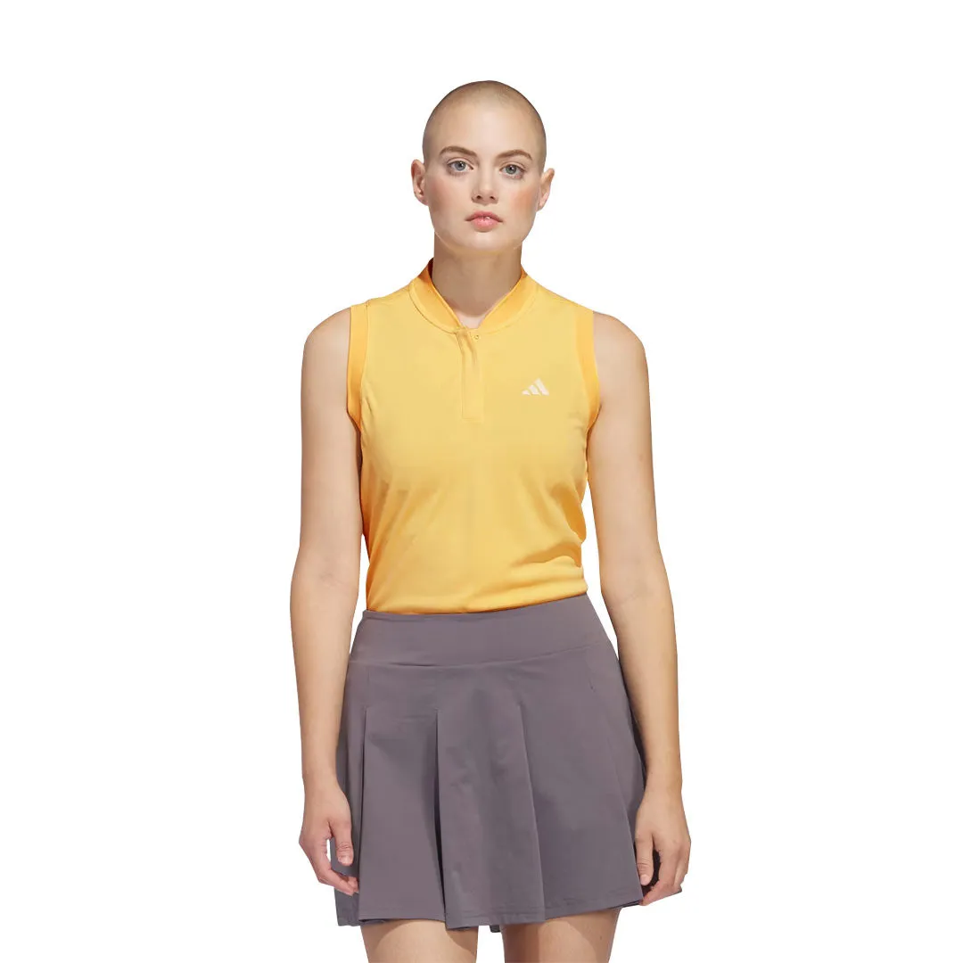 Non Bulky Insulation Tech Snag Proof Surface adidas - Women's Ultimate365 Tour HEAT.RDY Sleeveless Polo (IP4175)