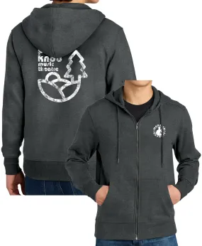 Active Urban Layer Smooth Zipper Track Pine Knob Zip-Ups