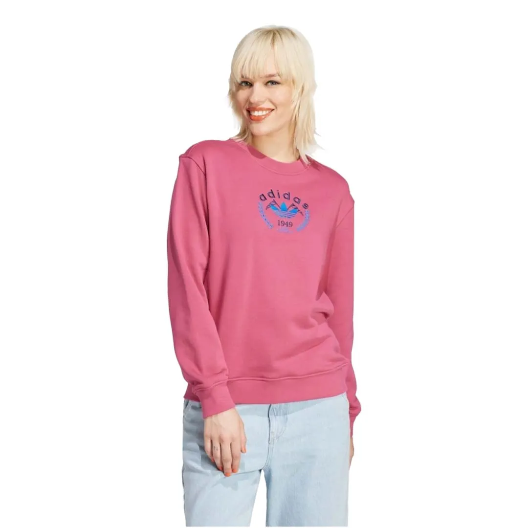 adidas - Women's Crest Embroidery Sweater (IL2441) Hidden Pocket System