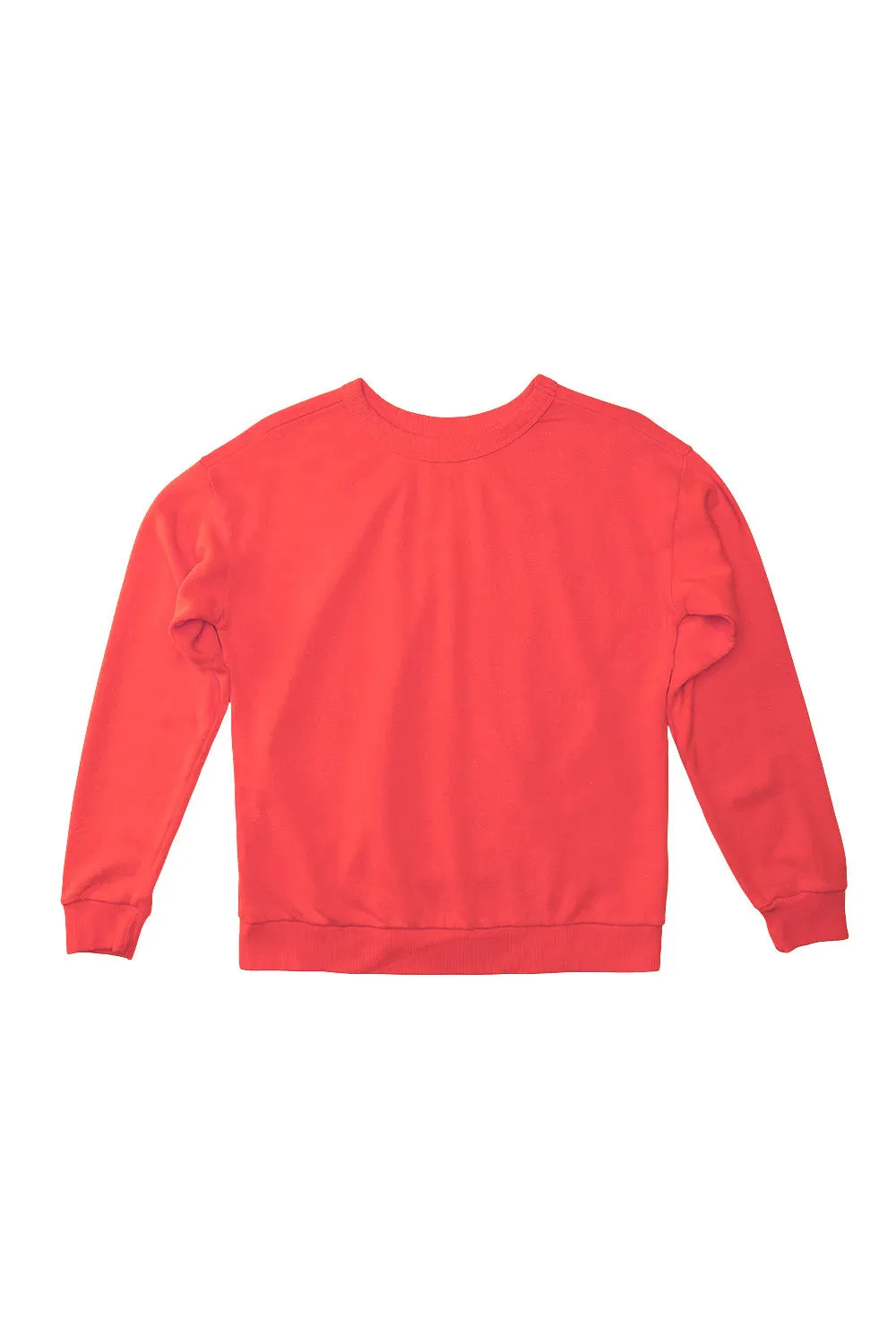 AntiStatic Coating Poppy Red Crux Cropped Sweatshirt