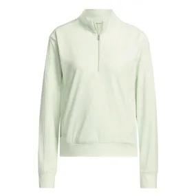 adidas - Women's Ultimate365 1/2 Zip Layering Sweatshirt (IP4268) Modular Attachment Points Pre Shrunk Cotton Blend