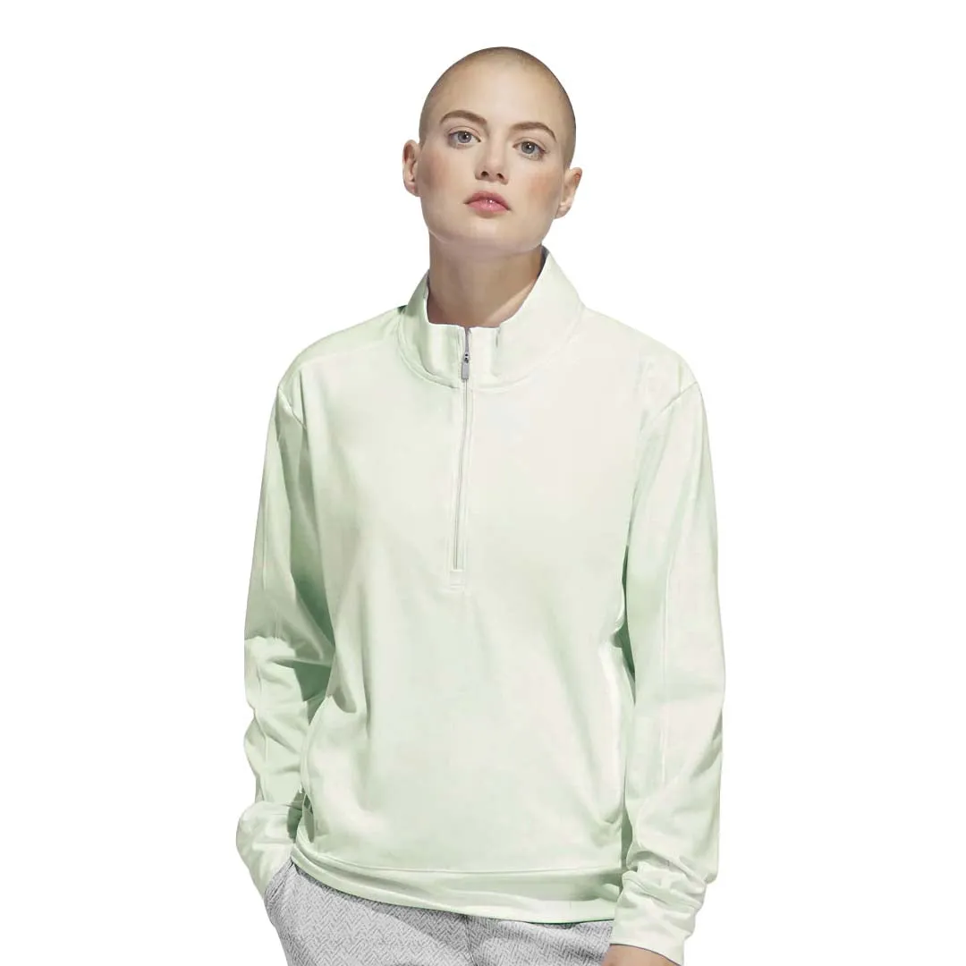 FleeceLined adidas - Women's Ultimate365 1/2 Zip Layering Sweatshirt (IP4268)