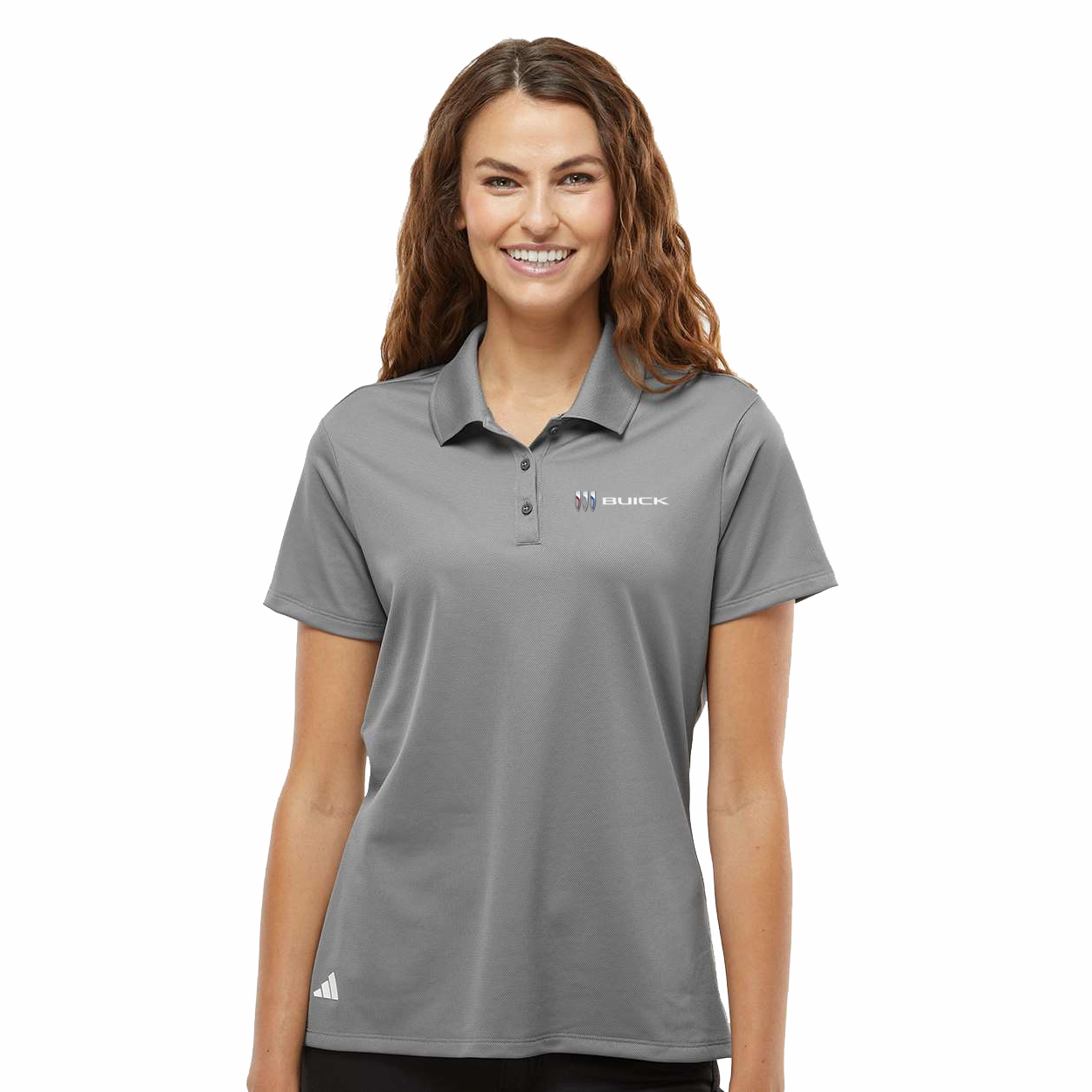 Buick Womens Adidas Polo Hygroscopic Threads