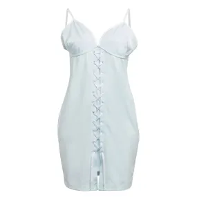 adidas - Women's Always Original Laced Strap Dress (Plus Size) (HK5112) Hike Fit Checkered Style