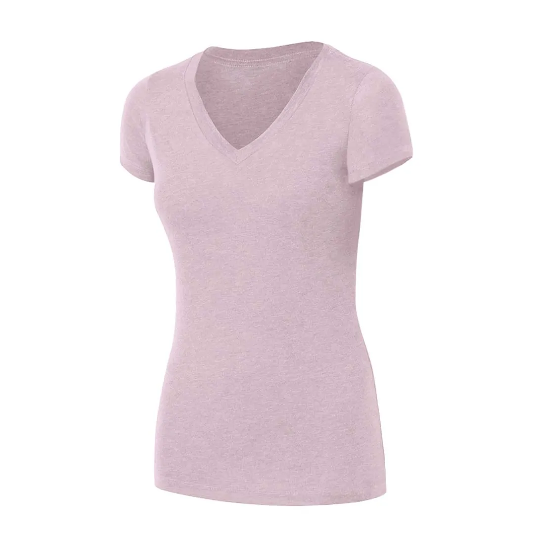 UV Protective Coating Asics - Women's Heather V-Neck Top (2032C159 685)