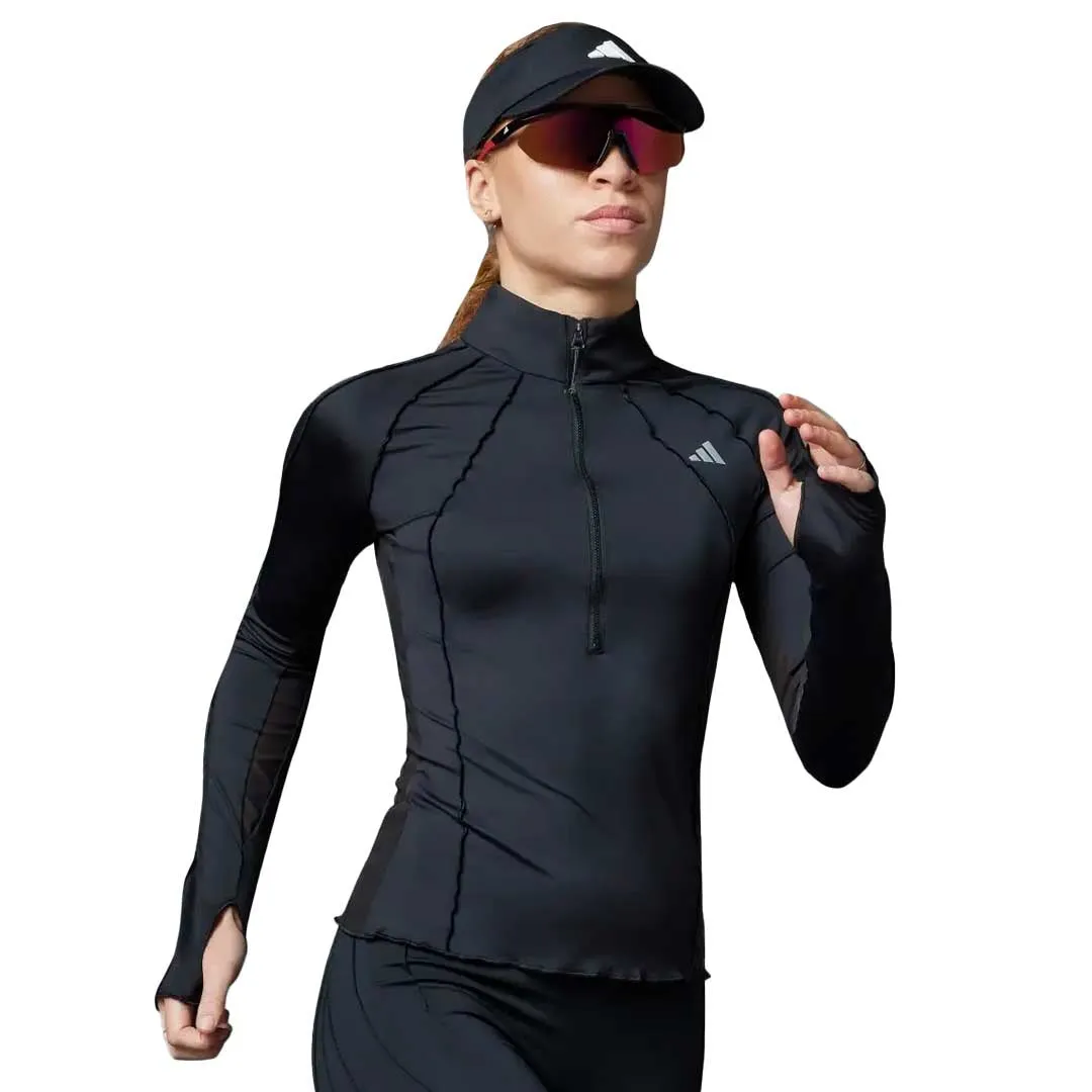 adidas - Women's Collective Power 1/2 Zip Long Sleeve Shirt (HM4335) Cheap Nice PFC Free Waterproofing