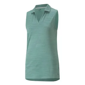fall season Puma - Women's Cloudspun Coast Sleeveless Polo (532992 18)