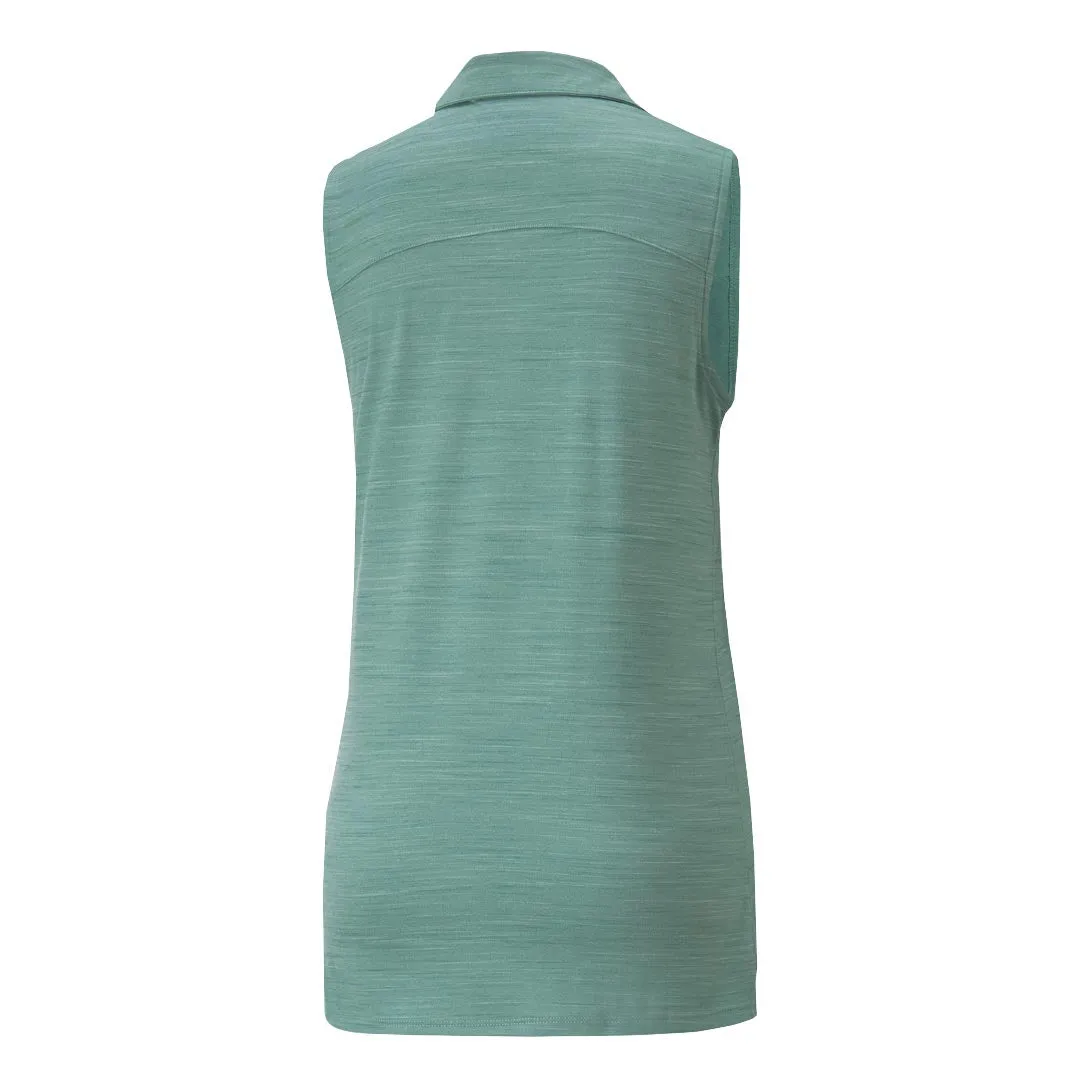 Puma - Women's Cloudspun Coast Sleeveless Polo (532992 18) Waist Belt Minimalist Style