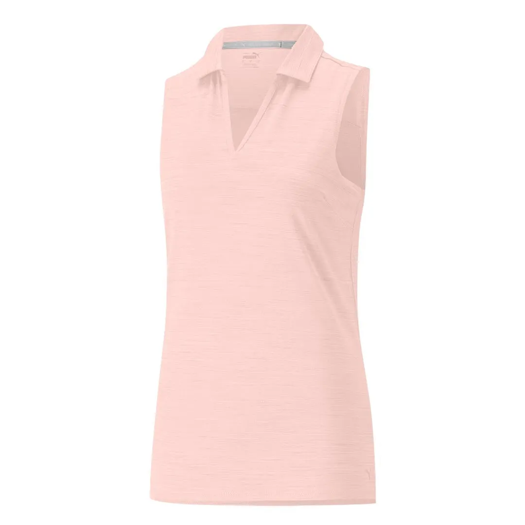 Puma - Women's Cloudspun Coast Sleeveless Polo (532992 19) Friction Resistant Lightweight Windbreaker Tech
