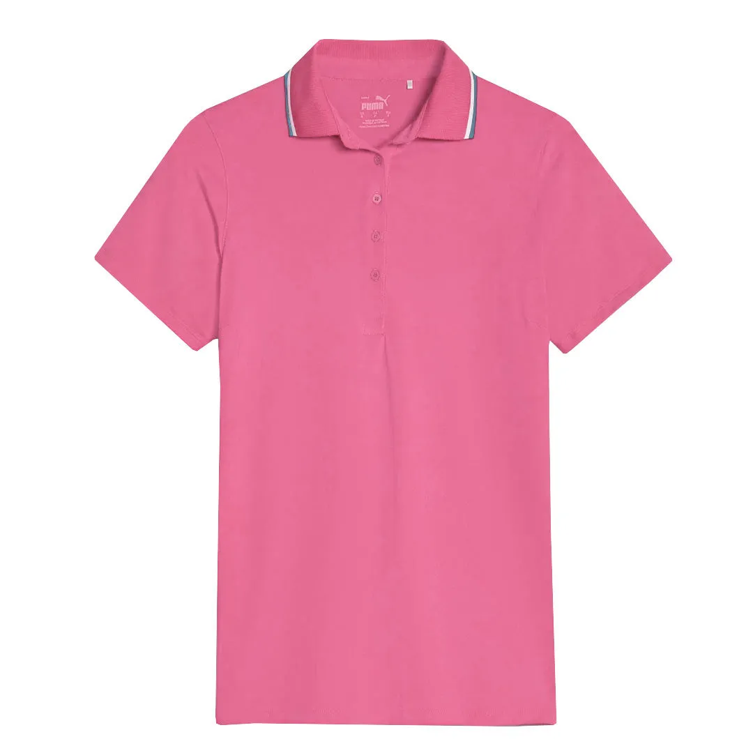 Light Pack Option Puma - Women's Cloudspun Tipped Short Sleeve Polo (622155 02)