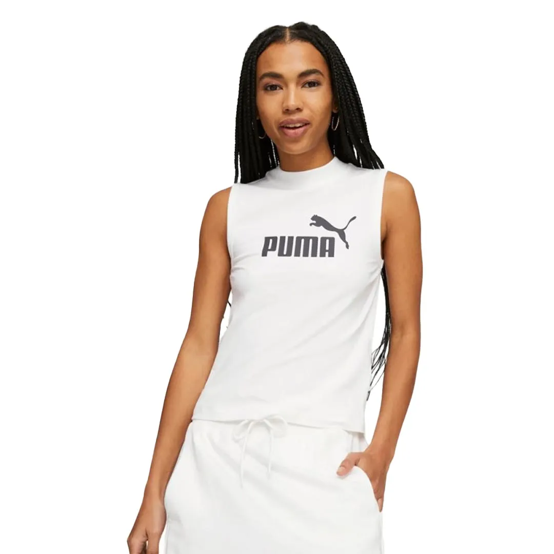 Casual Street Style Cotton Twill Puma - Women's Essential Slim Logo Tank Top (673695 02)