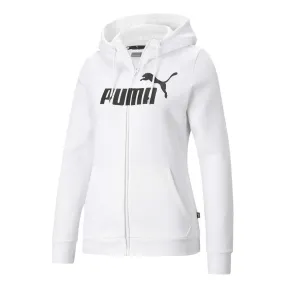 Puma - Women's Essentials Logo Full Zip Hoodie (586806 02) Recycled materials