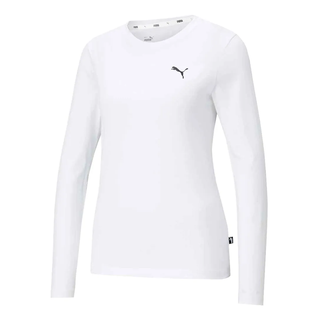 Puma - Women's Essentials Long Sleeve T-Shirt (586782 52) Odor Resistant Treatment Flex Fit Design
